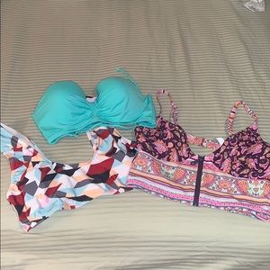 VS Bathing suit top bundle- Size M/L